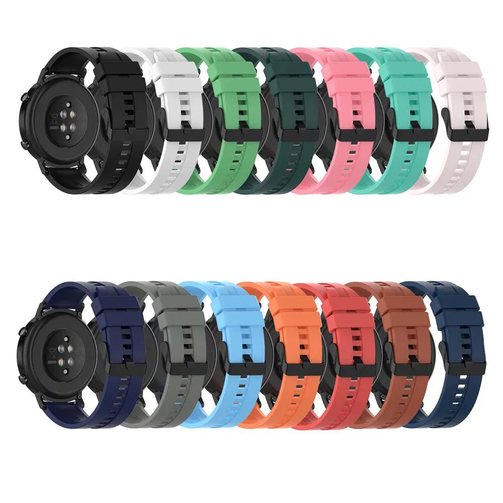 22mm Silicone Watch Band for Huawei GT2 Pro GT3 Samsung Peaceful Pleasures Health and Wellness