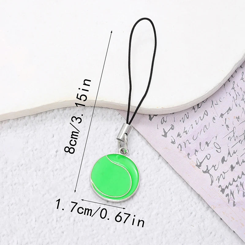 Sports Ball Keychain – Basketball Soccer Volleyball Baseball Charm