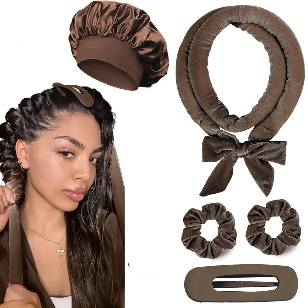 Heatless Hair Curler Set – Overnight Curls, No Heat Damage