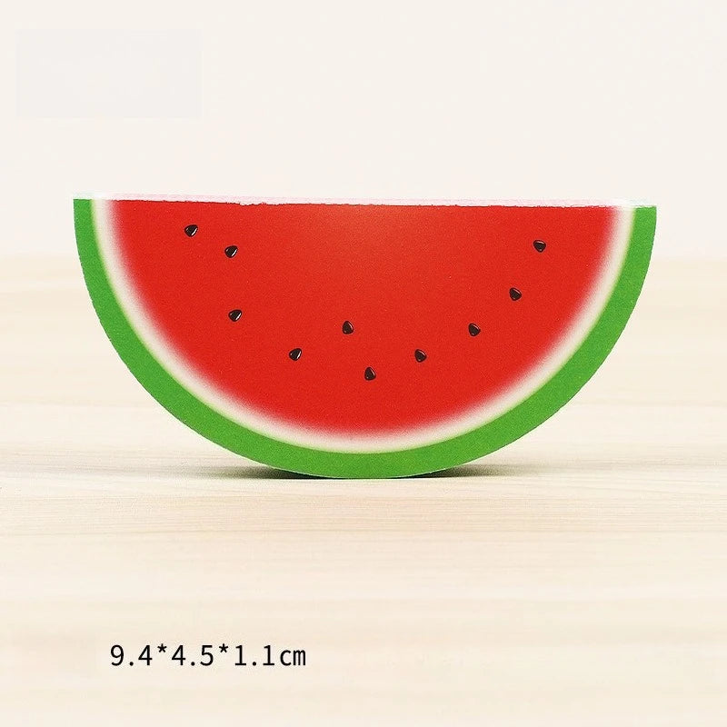100 Pages Creative Apple Notes DIY Post-it Notes Fruit Post-it Notes School Office Account Stationery Stickers Peaceful Pleasures Health and Wellness 1PC-Watermelon