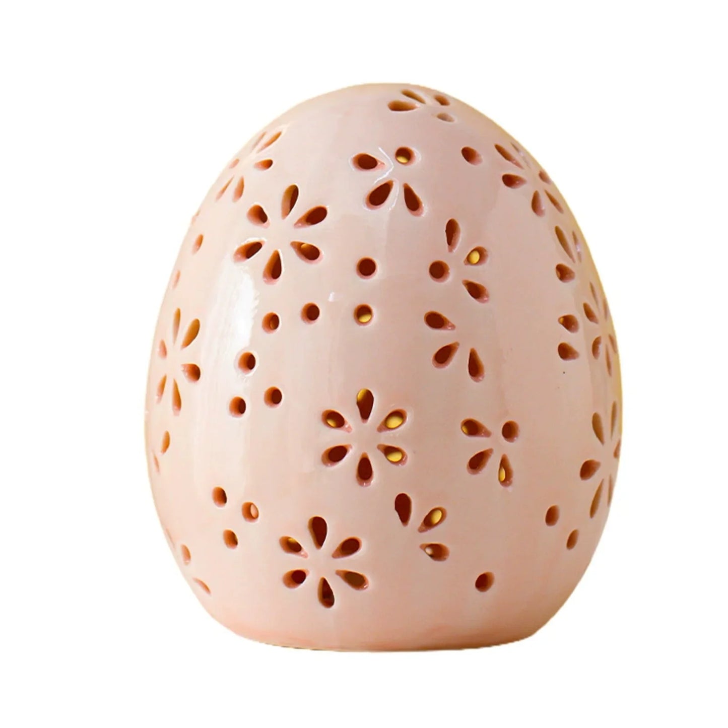 Rustic Easter Egg Glass Dome Ornament | Spring Decor
