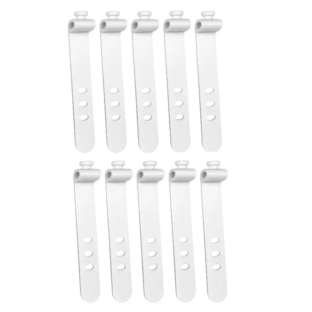 Silicone Cable Management Ties – Wire Organizer Kit 1/5/10 Pcs
