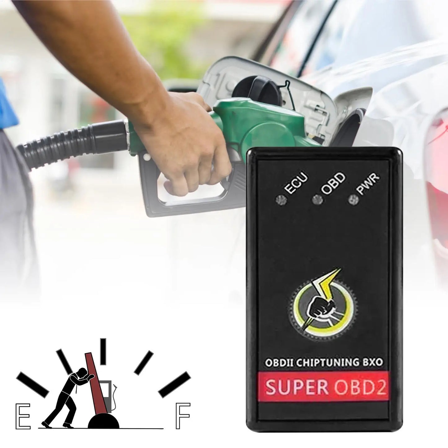 OBD2 Fuel Saver Chip Tuning Box | Gas & Diesel Cars