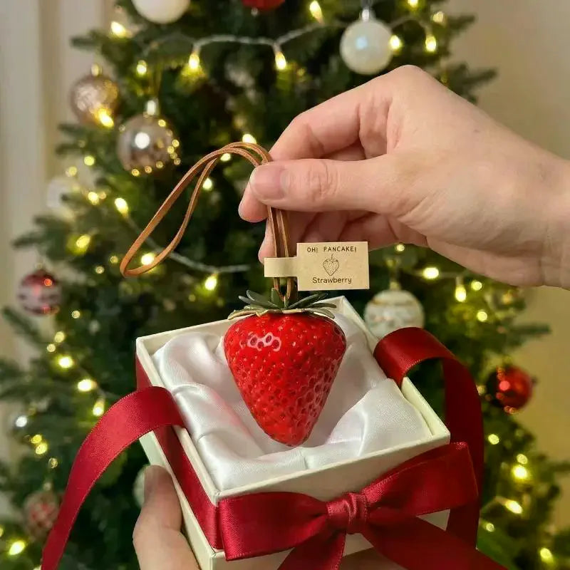 Strawberry Bag Charm – Cute Keychain & Bag Pendant
