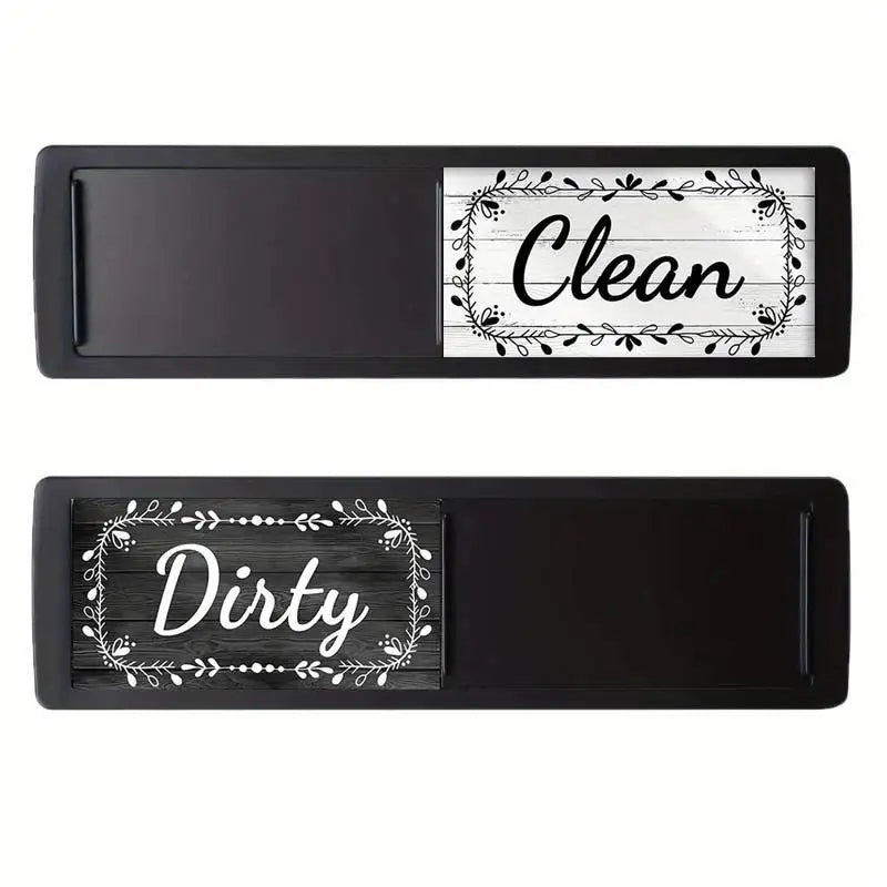 Dishwasher Clean Dirty Magnet Sign | Kitchen Organizer