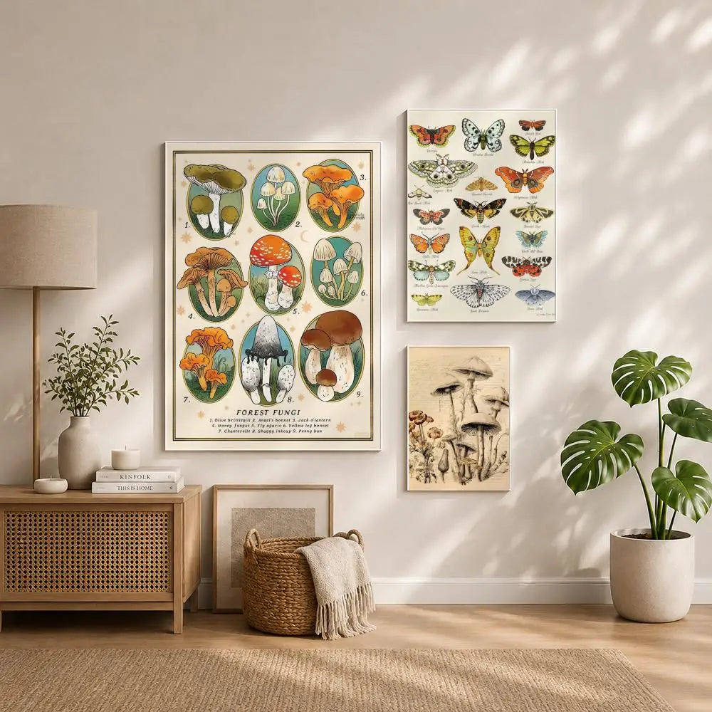Butterfly HD Self-Adhesive Waterproof Wall Art Poster | Modern Wall Art Poster Peaceful Pleasures Health and Wellness