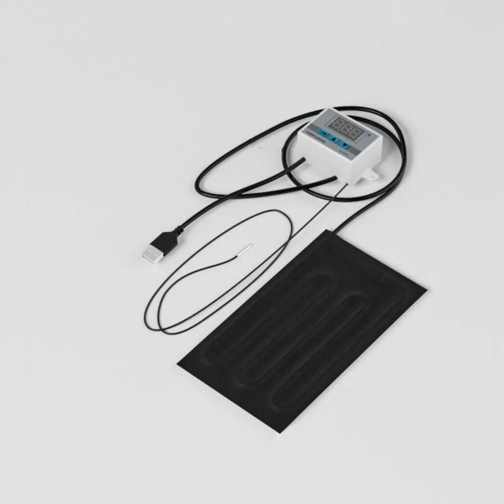USB Reptile Heating Pad | Waterproof, Thermostat & Timer