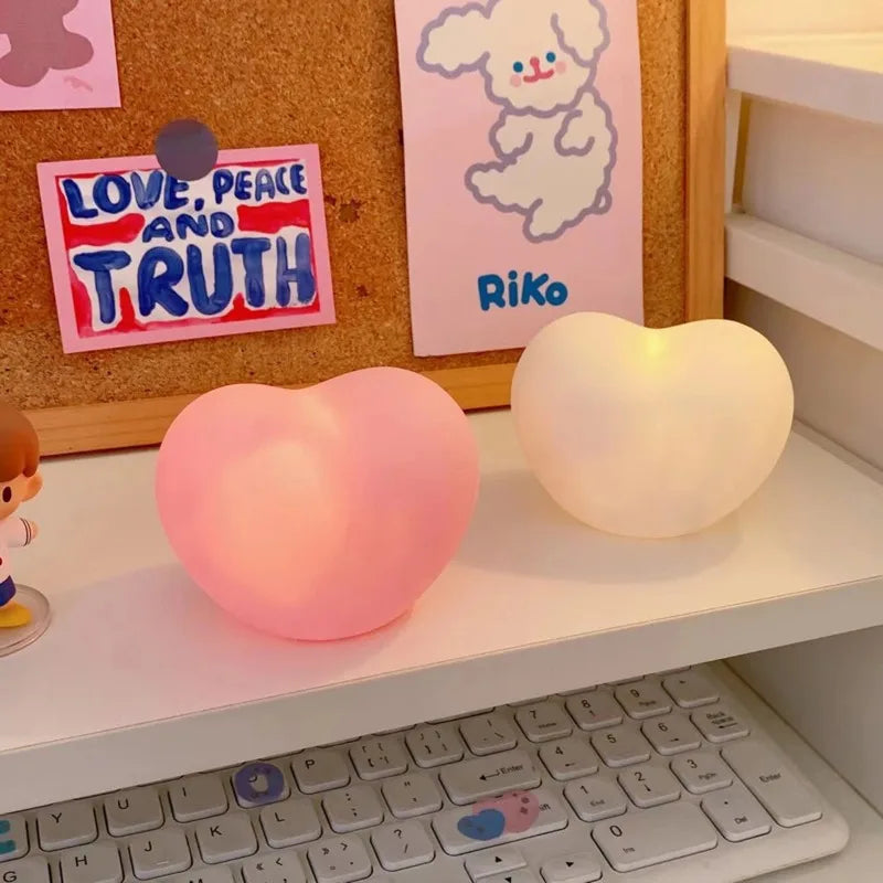 Heart Night Light – Soft LED Love Glow Bedside Atmosphere Lamp