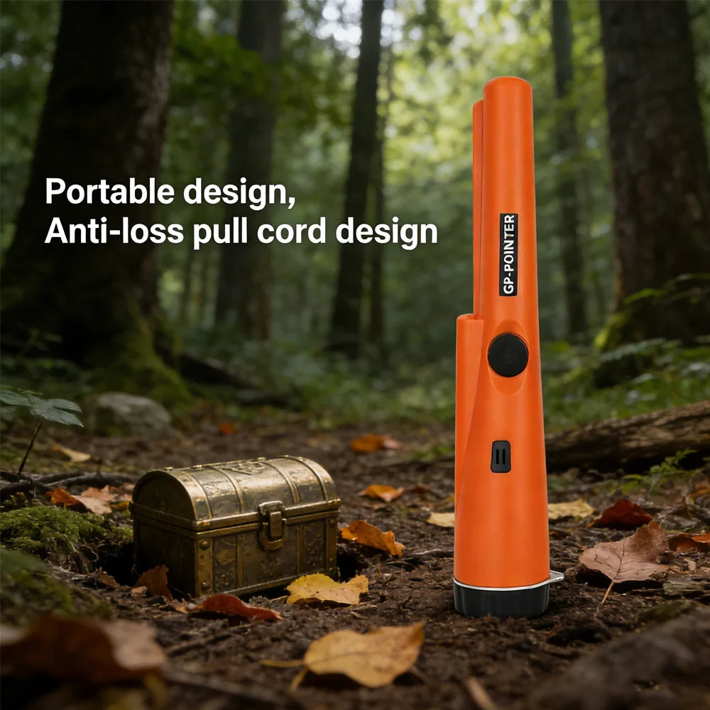 Handheld Metal Detector Metal Pinpointing Rod Detector GP-pointer Waterproof IP66 Metal Gold Detector Tester For Coin Gold Peaceful Pleasures Health and Wellness