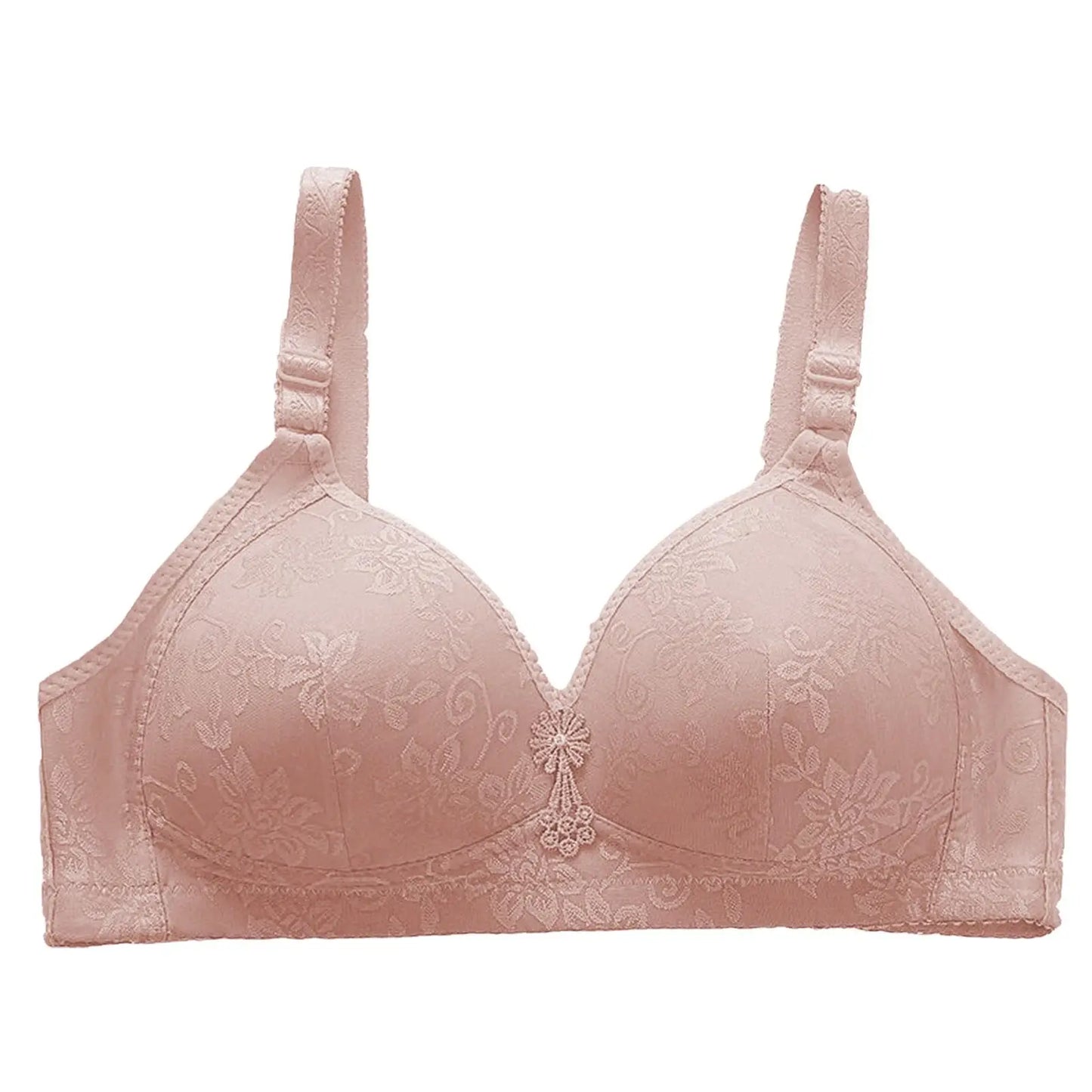 Wire-Free Gathering Bra – Seamless, Breathable & Adjustable