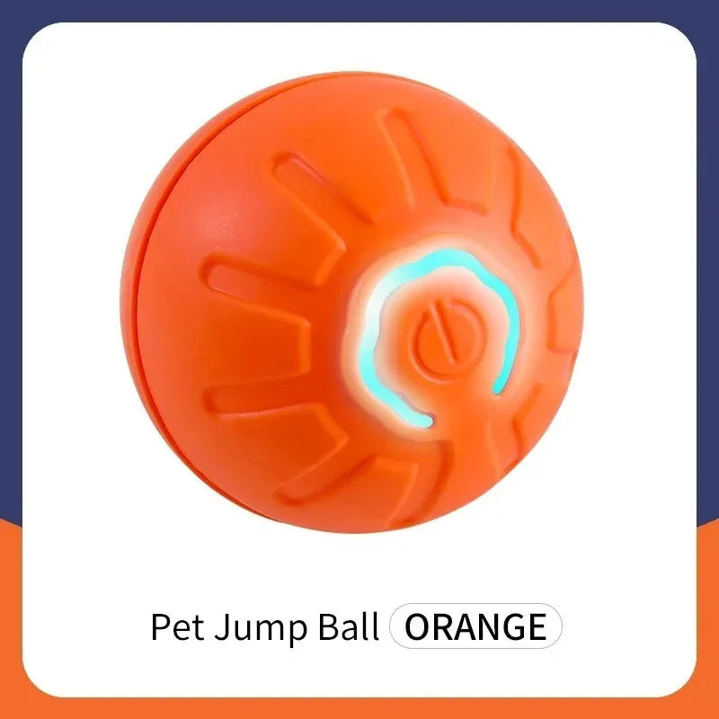 Smart Interactive Pet Toy Ball – RGB Lights, Auto Roll & Bounce
