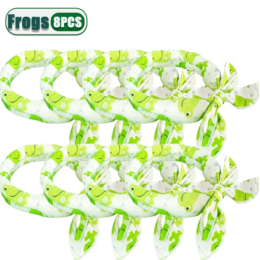 Pet Cooling Bandana for Dogs & Cats – 2-Pack Ice Scarf