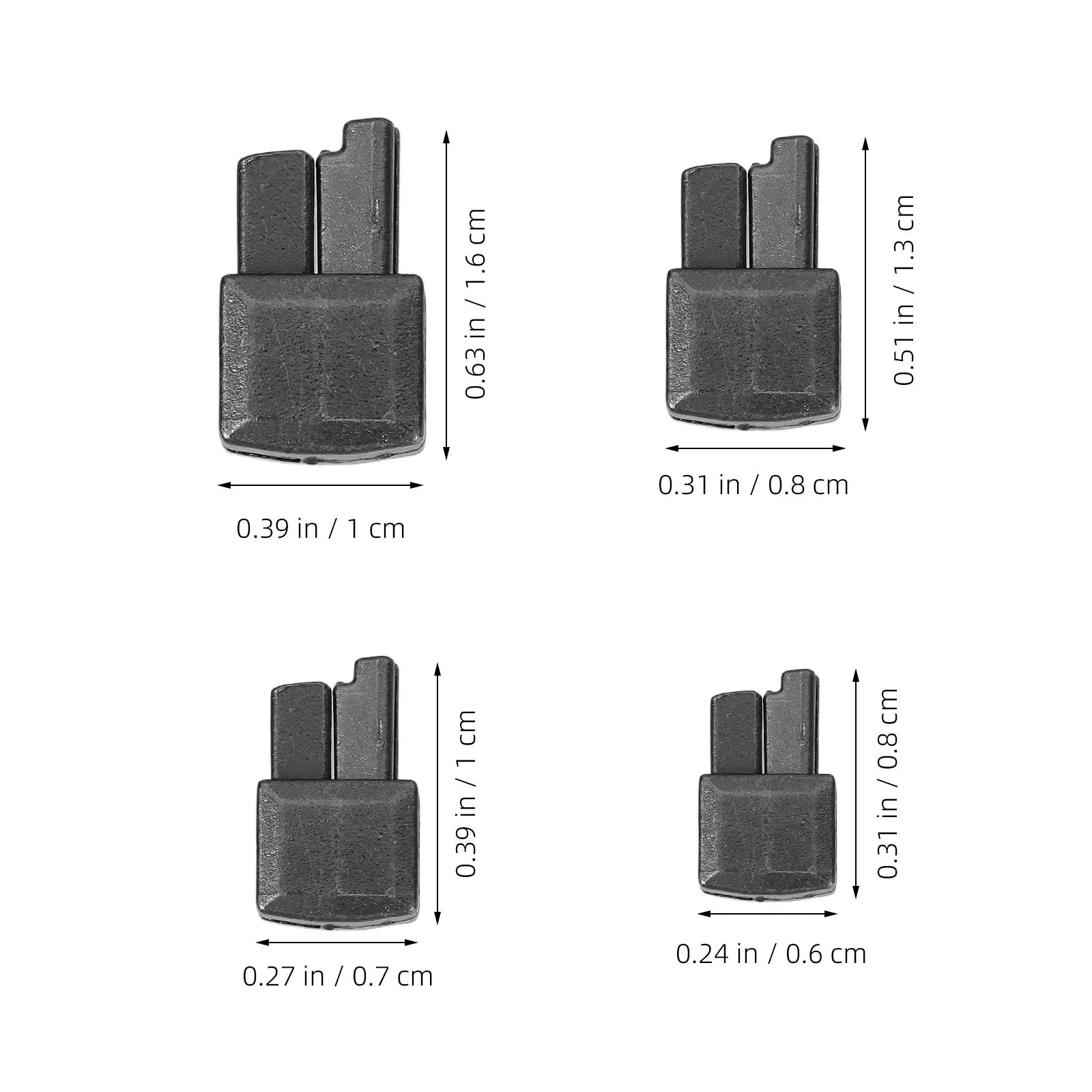 16Sets Zipper Metal Stops Replacement Kit Sturdy Zipper Repair for Jackets Bags Coats Backpacks Luggage Tents Jeans Peaceful Pleasures Health and Wellness