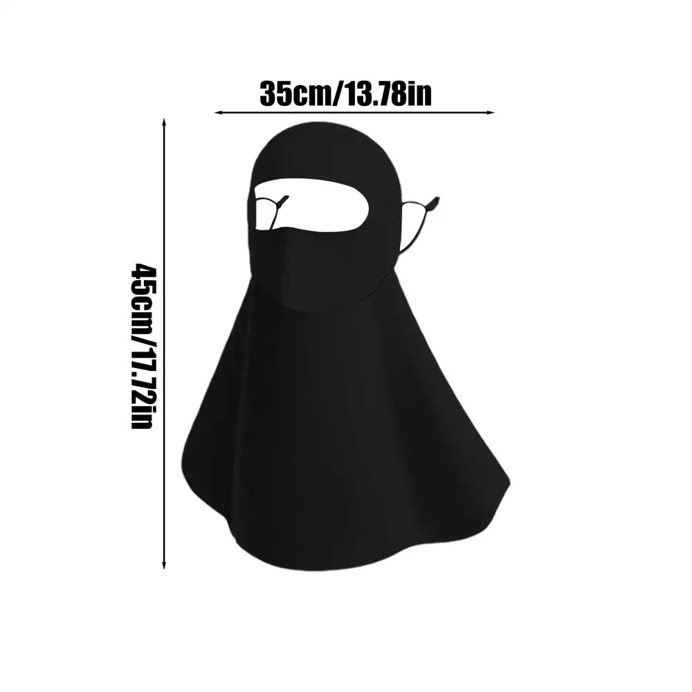 UV Protection Full Face Mask – Breathable Outdoor Sun Cover