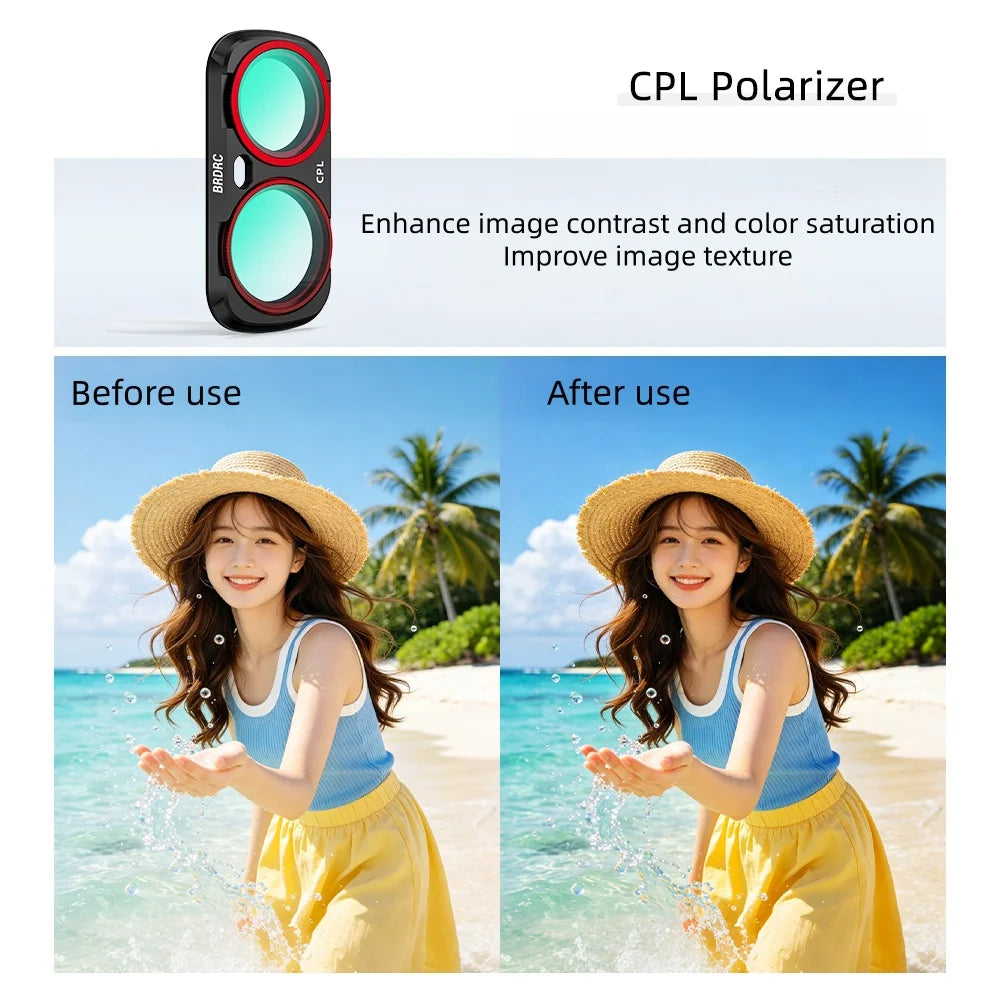 Aluminum Alloy Protective Lens For The Insta360 Luna Ultra Camera UV Filters CPL Filter ND Filter Peaceful Pleasures Health and Wellness