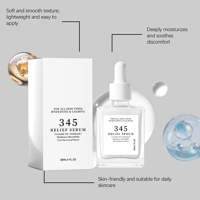345 Relief Serum 30ml | Ceramide & Panthenol Calming Serum