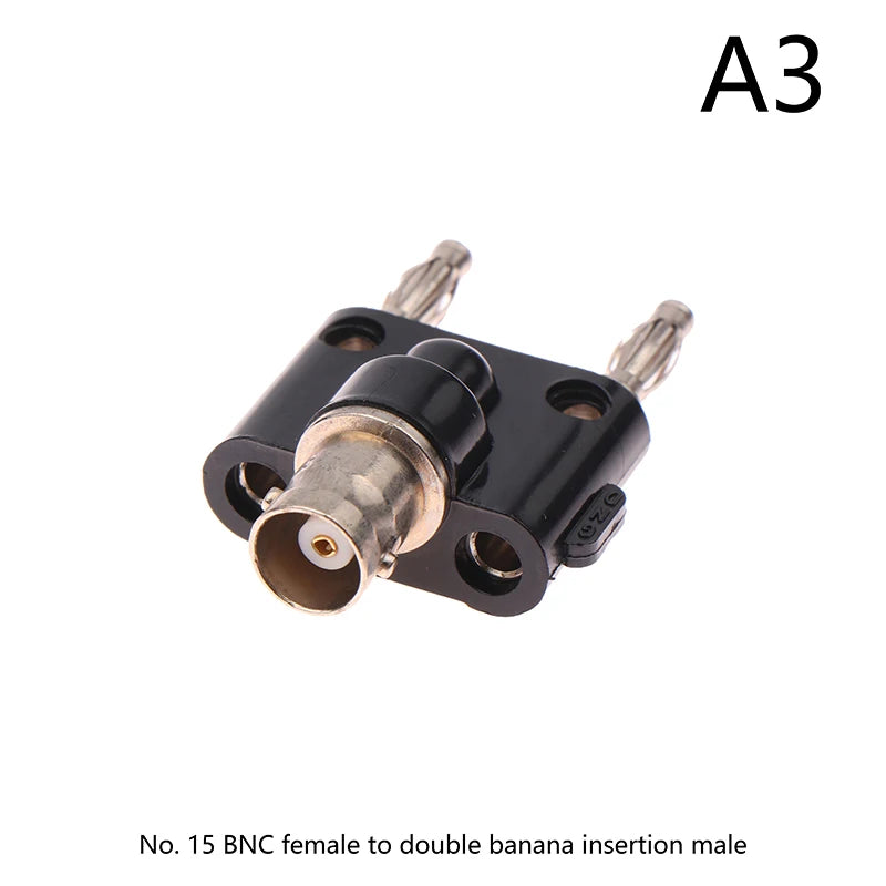 BNC to Banana Plug Adapter | RF Coaxial Converter Binding Post