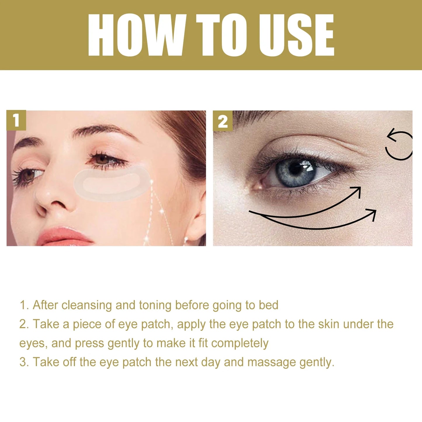 eelhoe Eye Patches – Moisturizing, Firming Under-Eye Mask