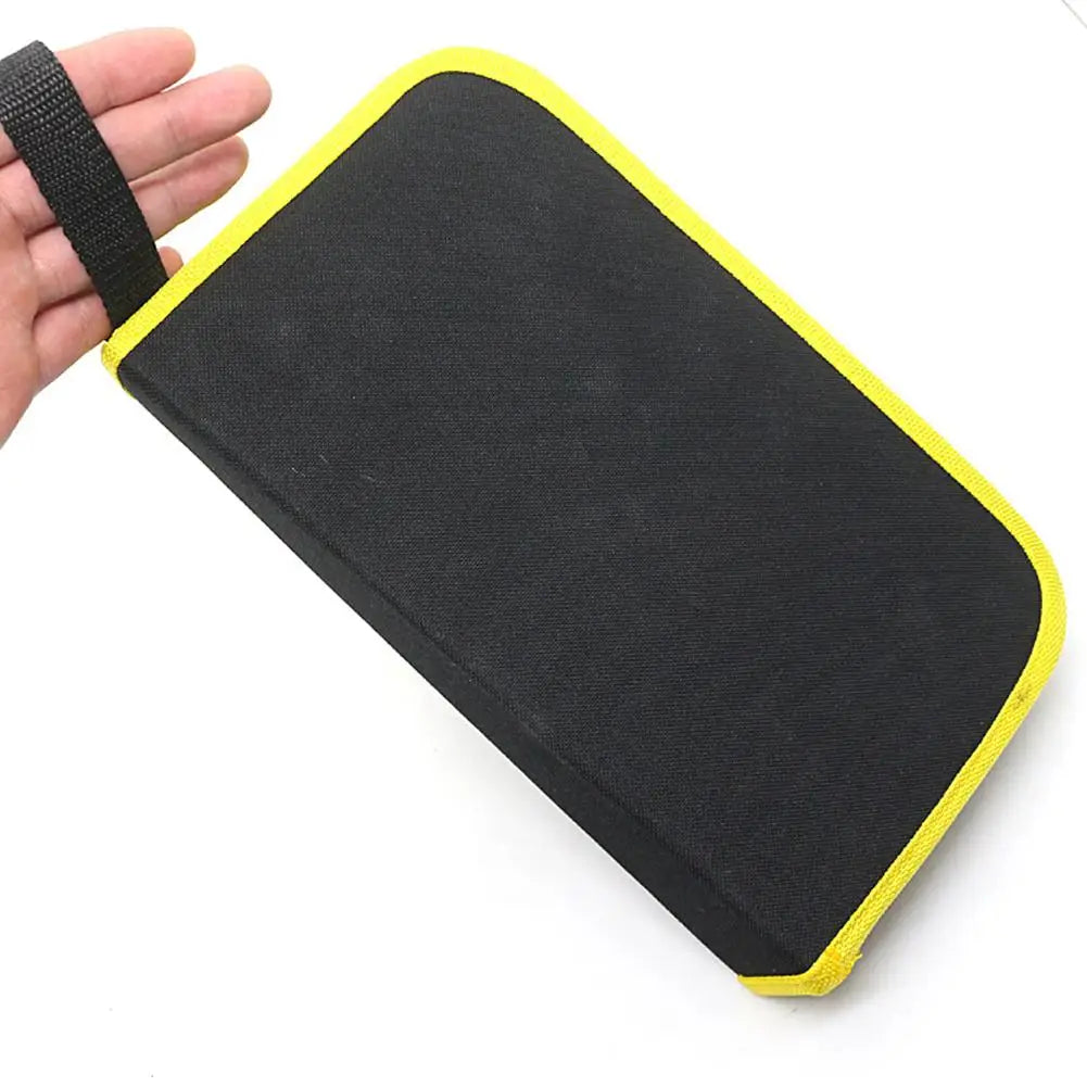 Hardwar Repair Tool Bag Portable Screwdriver Nails Organizer Oxford Canvas Storage Bag Wear-resistant Soldering Iron Pouch Case Peaceful Pleasures Health and Wellness