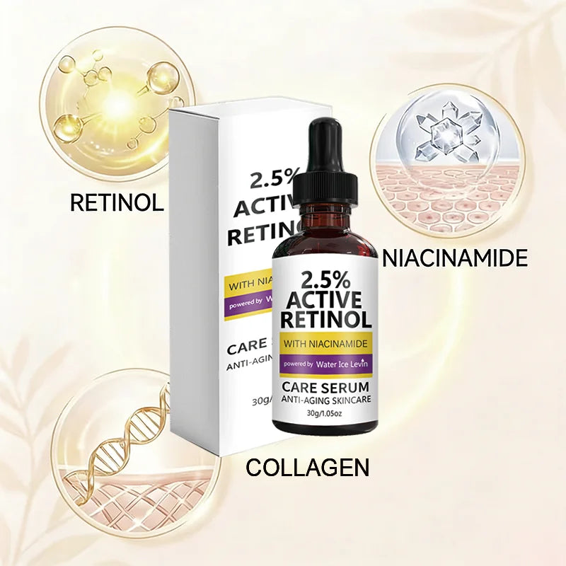 2.5% Retinol Serum – Niacinamide & Hyaluronic Acid Anti-Aging