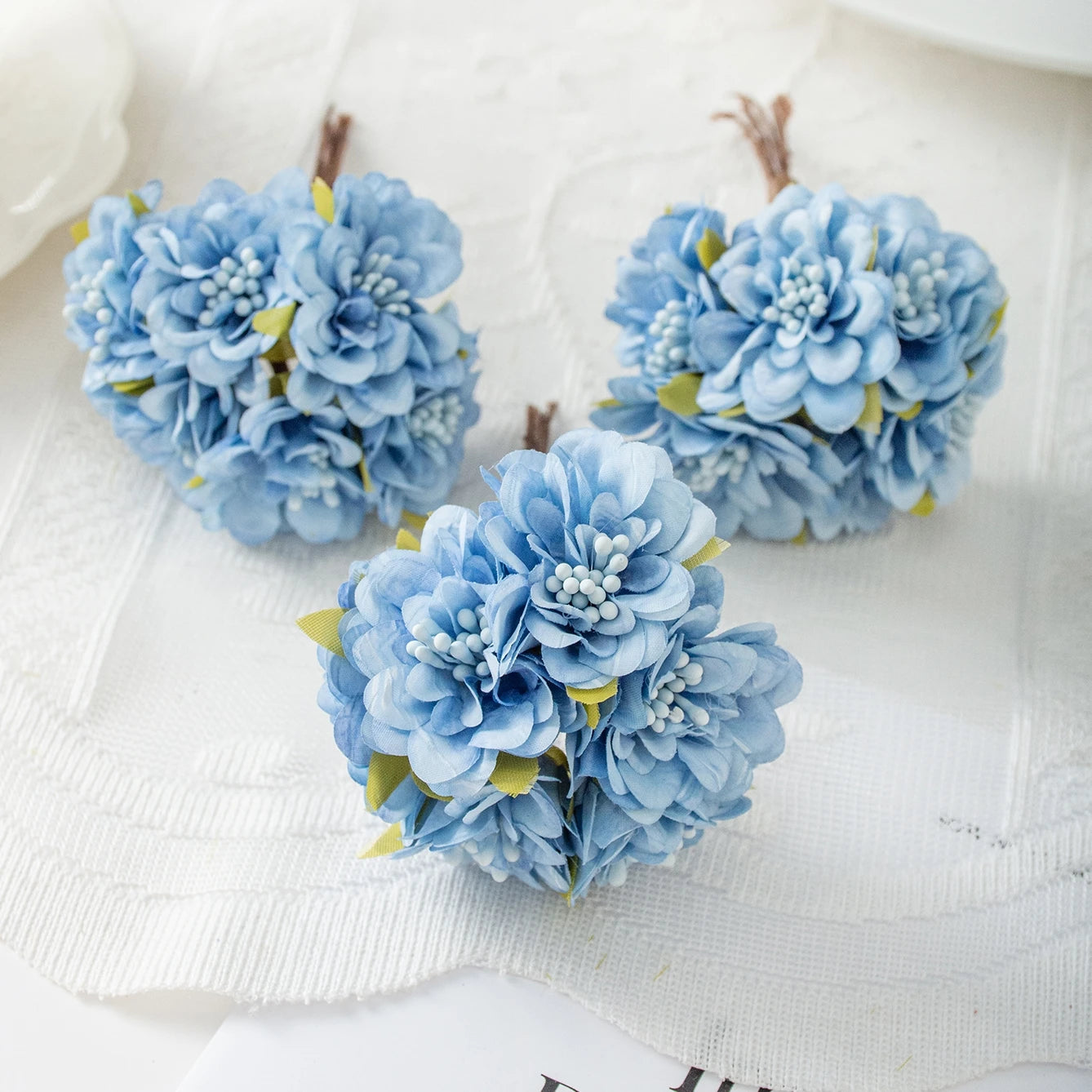 Artificial Silk Mini Rose Bouquets | Wedding & Home Décor