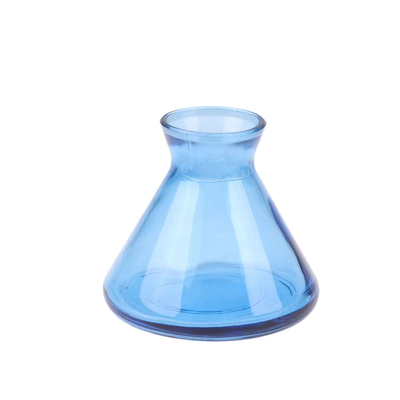 1PC 220ml Containers Diffuser Bottle Aromatherapy Diffuser Bottle Modern Simple Diffuser Glass Bottle Essential Oil Organizers Peaceful Pleasures Health and Wellness Blue