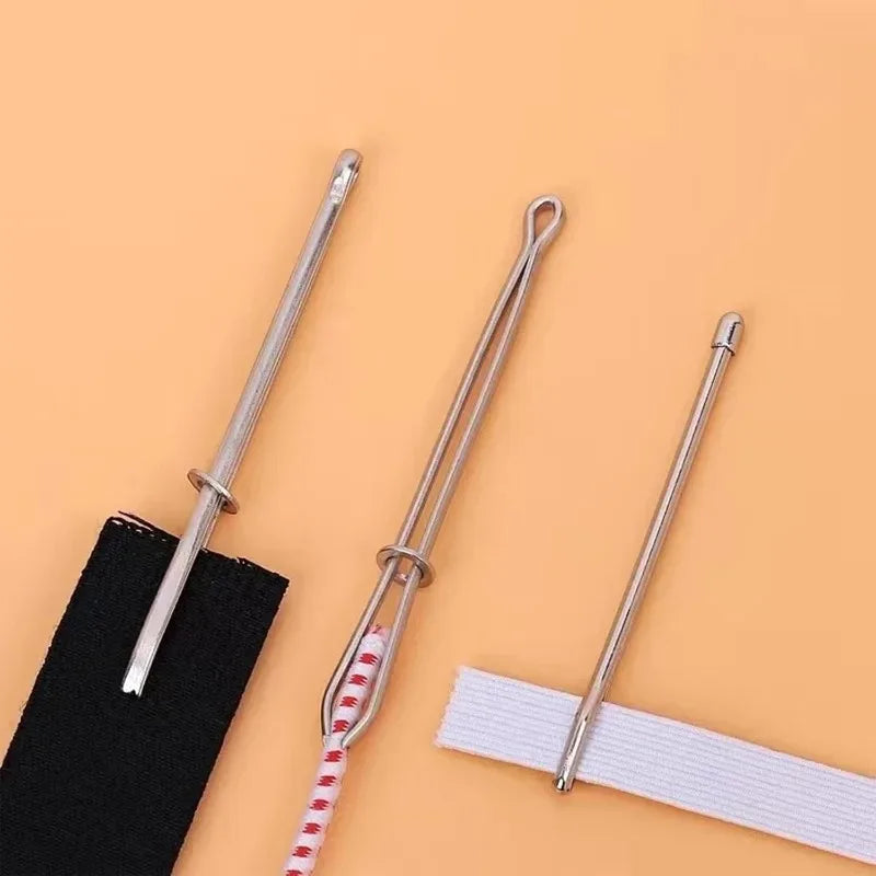Bodkin Drawstring Threaders Metal Threader Tweezers Easy Quick Insert