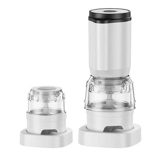 Rechargeable Electric Pepper Grinder Set | Ceramic Core Electric Spice Grinder Oasis Select White
