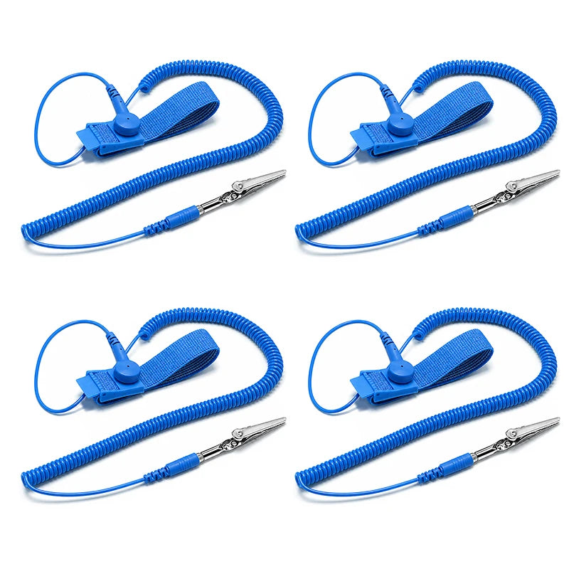 Anti-Static ESD Wrist Strap Grounding Band with Alligator Clip