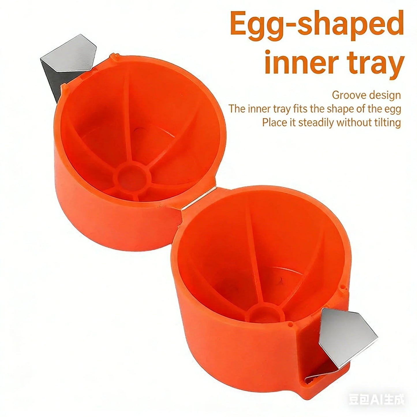 Stainless Steel Egg Shell Opener – Portable Kitchen Cracker Tool