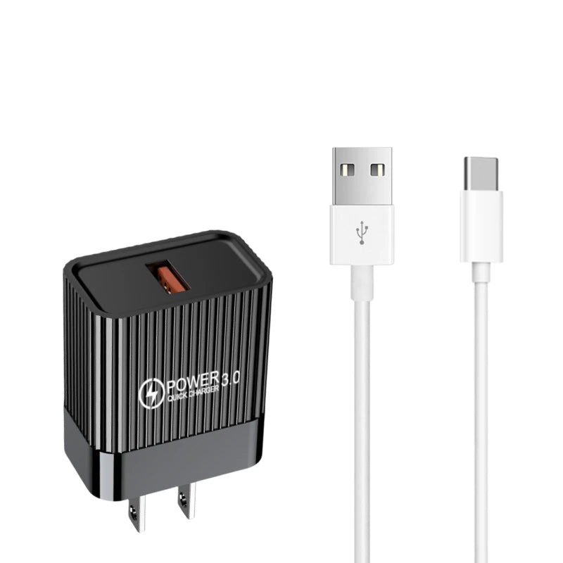 20W QC 3.0 Fast USB Wall Charger – EU/US Plug | All Phones