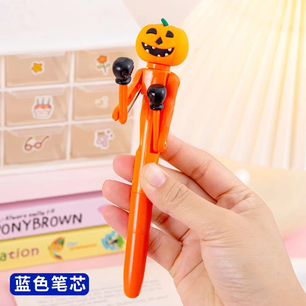 Funny Boxing Ballpoint Pen Blue Ink Creative Pumpkin Monster Santa