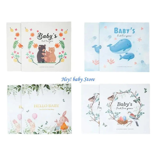 Baby Memory Book – Milestone Journal, Scrapbook & Photo Album Baby Memory Book Peaceful Pleasures Health and Wellness