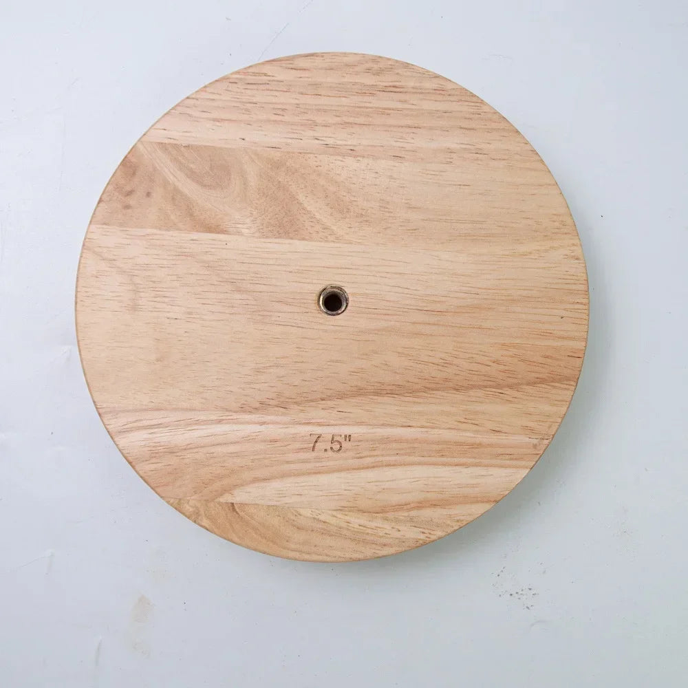 1pcs DIY 7.5/8.5/9.5 in Plaster Molds Wood Pottery Tools with Handle for Bowls Plate Dish Slump Press Mold Pottery Molds Peaceful Pleasures Health and Wellness 7.5 inches