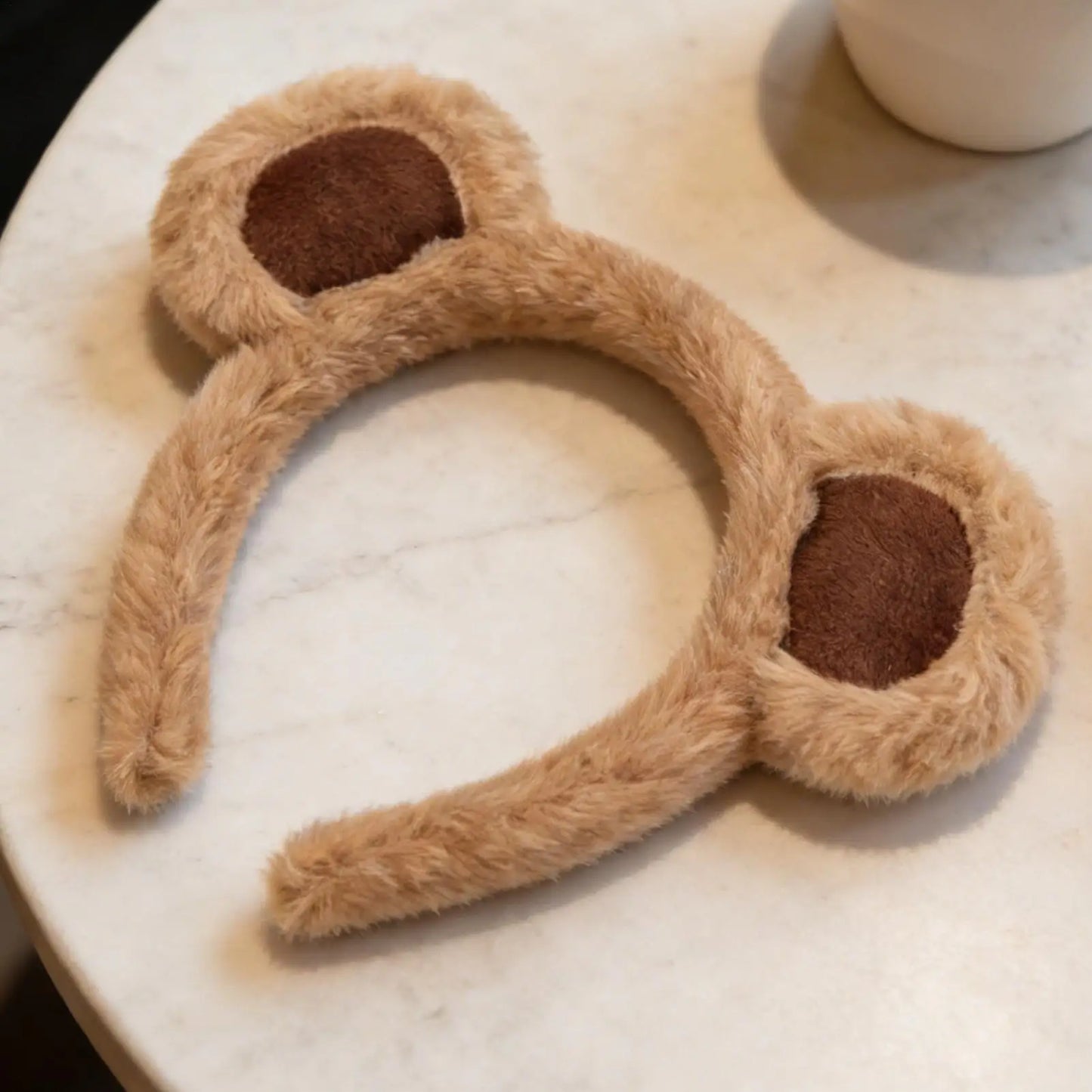 Cute Bear Ears Plush Headband for Women, Girls & Cosplay