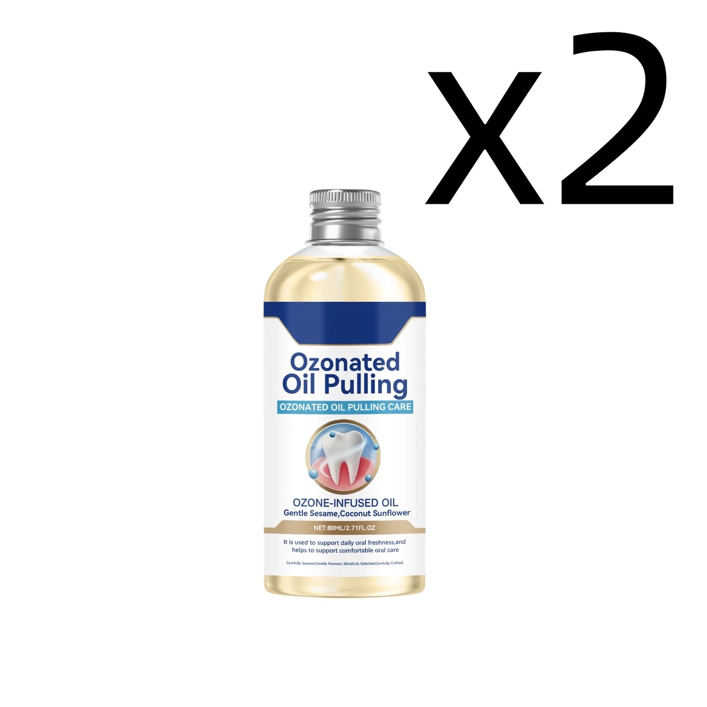 Mint Mouthwash Deep Oral Clean Instantly Fresh Breath Reduce Gum Trouble Remove Bad Smell Lasting Cool Taste Refresh Mouthwash Peaceful Pleasures Health and Wellness 80ml X 2PCS One Unit adults