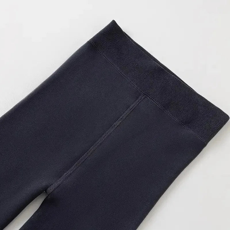 Women's thermal lined leggings, 240g thick and warm nine-inch pants, versatile and high-elastic short pants suitable for autumn Peaceful Pleasures Health and Wellness