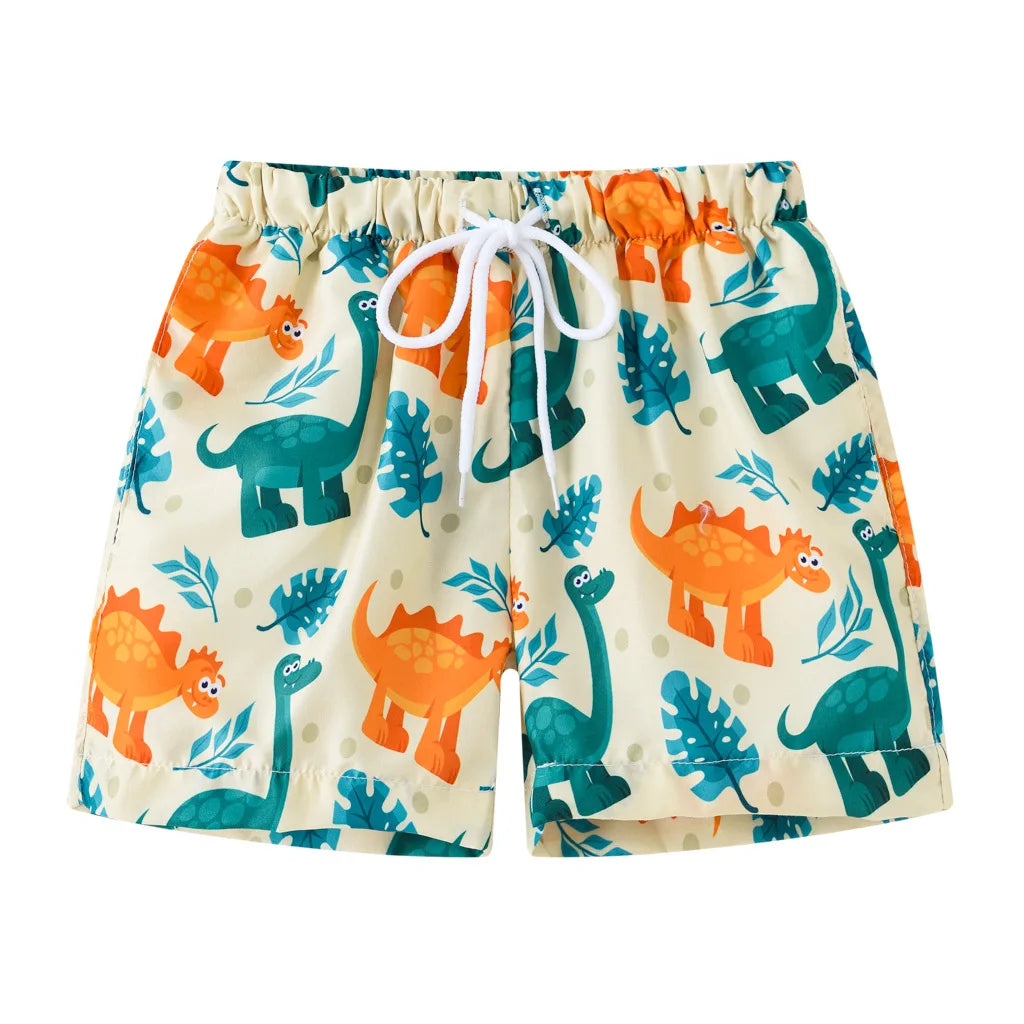 Boys Swim Trunks UPF 50+ Quick-Dry Beach Shorts Kids 3–13Y