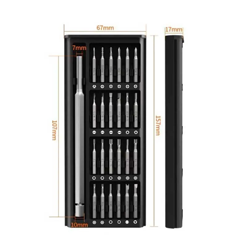25-in-1 Screwdriver Set Multifunctional Household Screwdriver Set with Magnetic Removal Repair Tool Home Repair Tool Peaceful Pleasures Health and Wellness