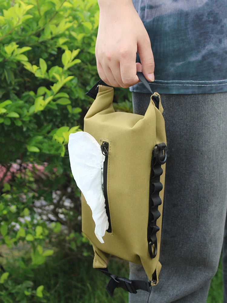 Oxford Cloth Baby Wipe Dispenser | Hangable Reusable Bag
