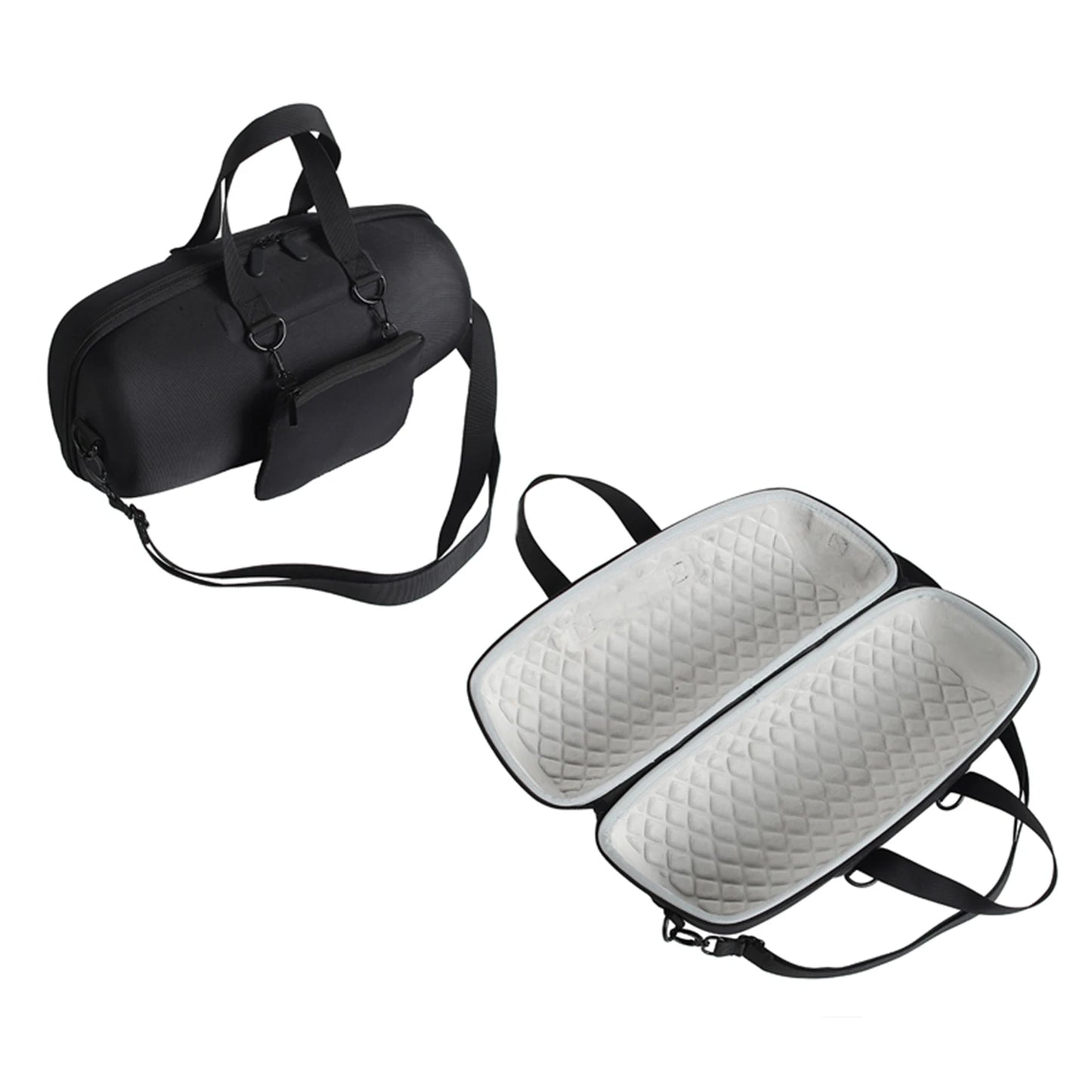Portable Storage Bag Cases for Xtreme5 with Shoulder Strap Protect Cover Storage Case Shockproof Against Impacts Accessories Peaceful Pleasures Health and Wellness Inner Gray