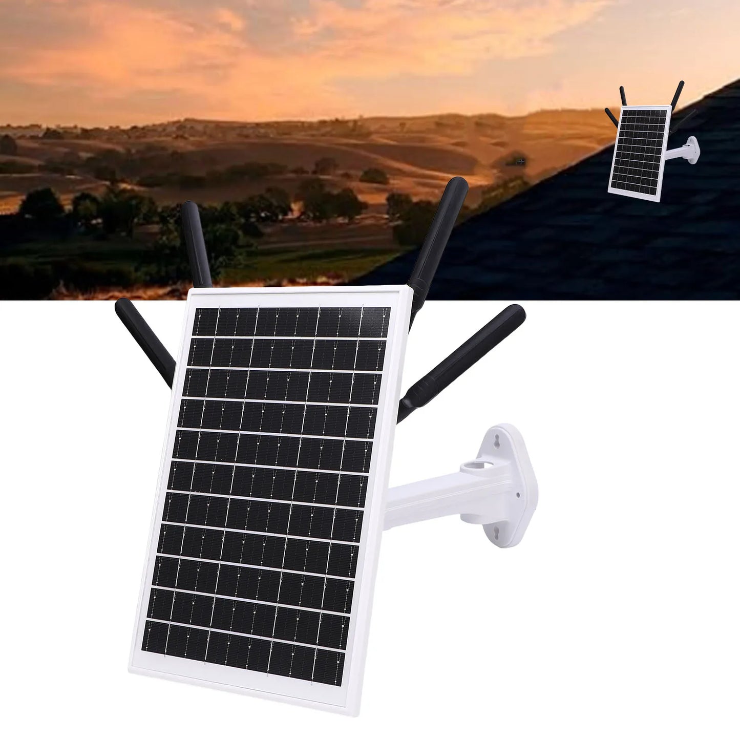 Solar 4G LTE Router 18000mAh IP66 Waterproof 300Mbps | Camping RV