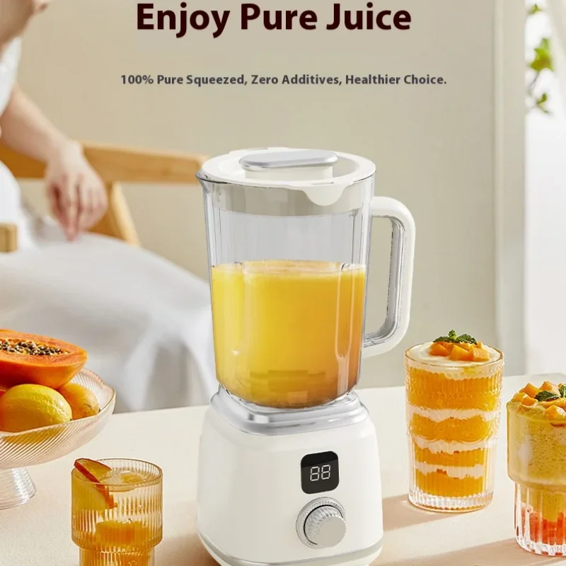 New Home Blender 10 Blades 3000mAH Multifunctional Juicer Ice Crusher Juice Extractor High Juice Rate Kitchen Tools Peaceful Pleasures Health and Wellness