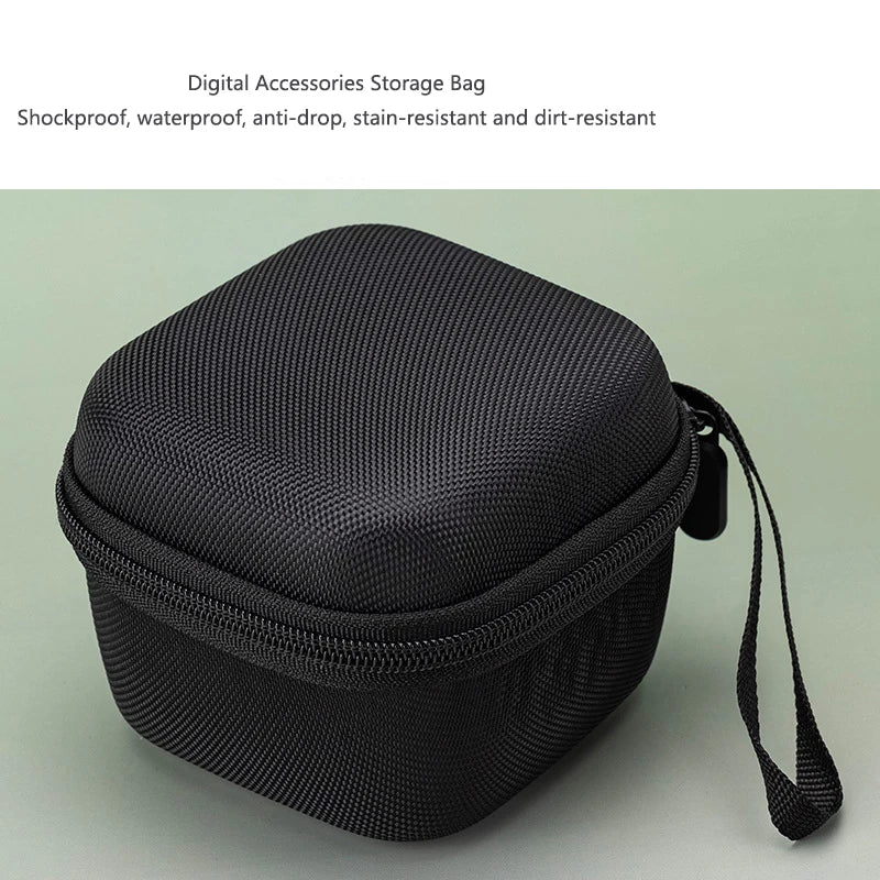 EVA Earphone Case Square Portable Storage Bag for 3C Electronic Devices Bluetooth Earphone Case Peaceful Pleasures Health and Wellness