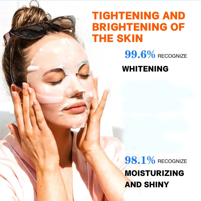 DR.DAVEY Glow Intense Moisturizing Facial Sheet Mask – 10 Pack