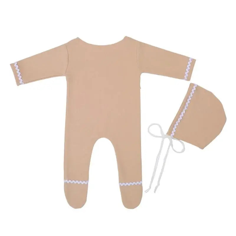 Newborn Christmas Photography Outfit – Hat & Romper Set 0-3M