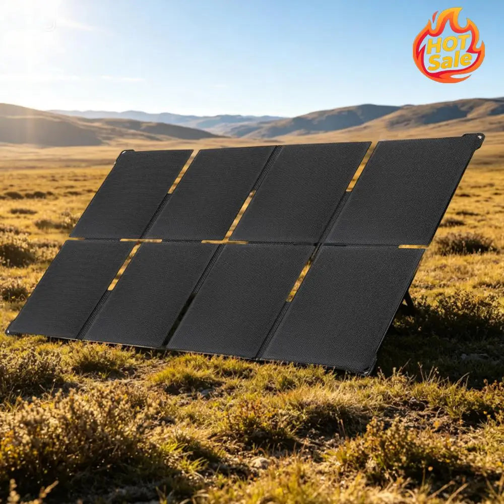 VODOOL 80W Foldable Solar Panel Charger – USB-C, USB-A & DC