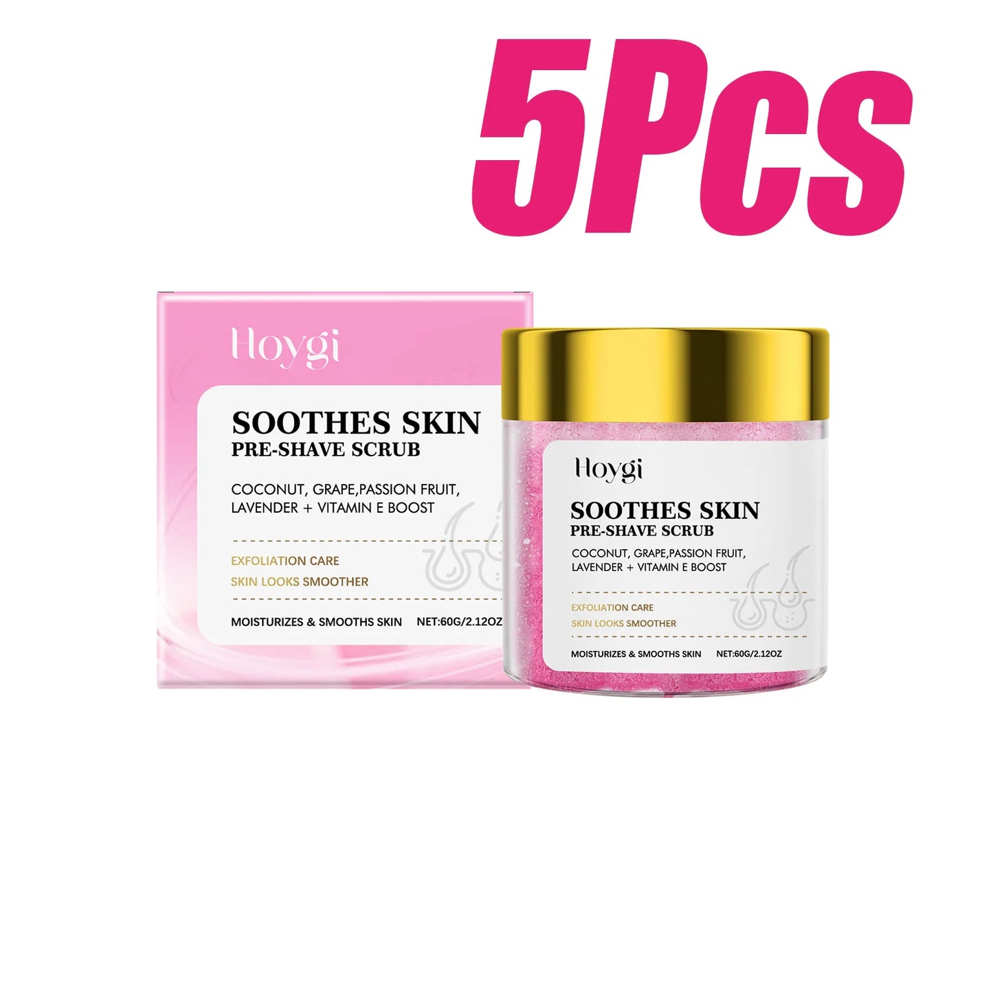Pre-Shave Exfoliating Scrub – Smooth Skin Face & Body