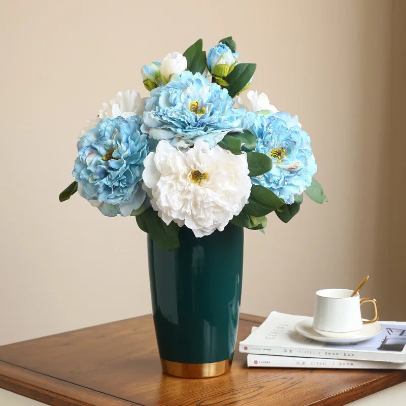 Large Silk Peony Artificial Flowers 16cm – Wedding & Home Decor