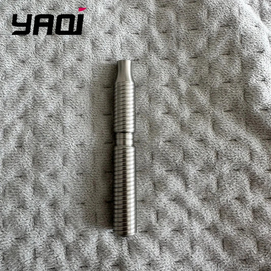 YAQI 88mm Solid Stainless Steel Material Safety Razor Handle Peaceful Pleasures Health and Wellness